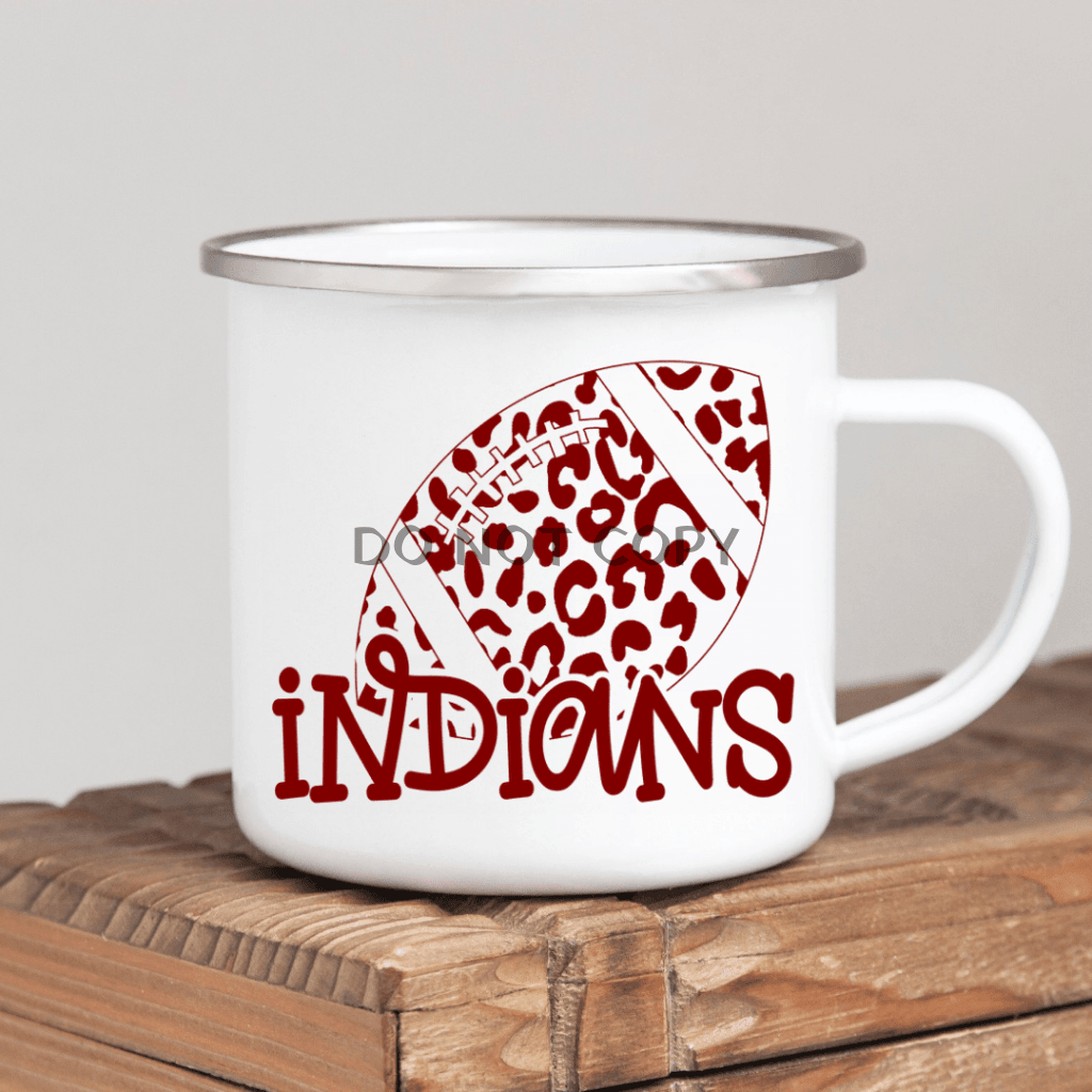 Indians 2 Enamel Mug Mug