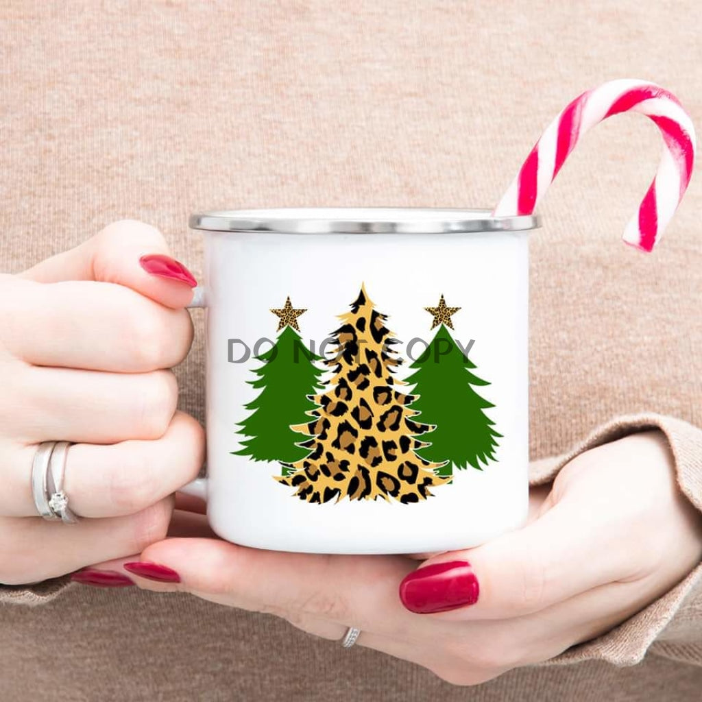 Leopard Trees Enamel Mug Mug