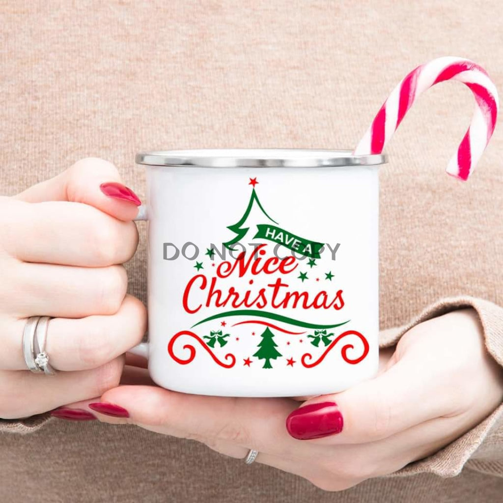 Nice Christmas Enamel Mug Mug