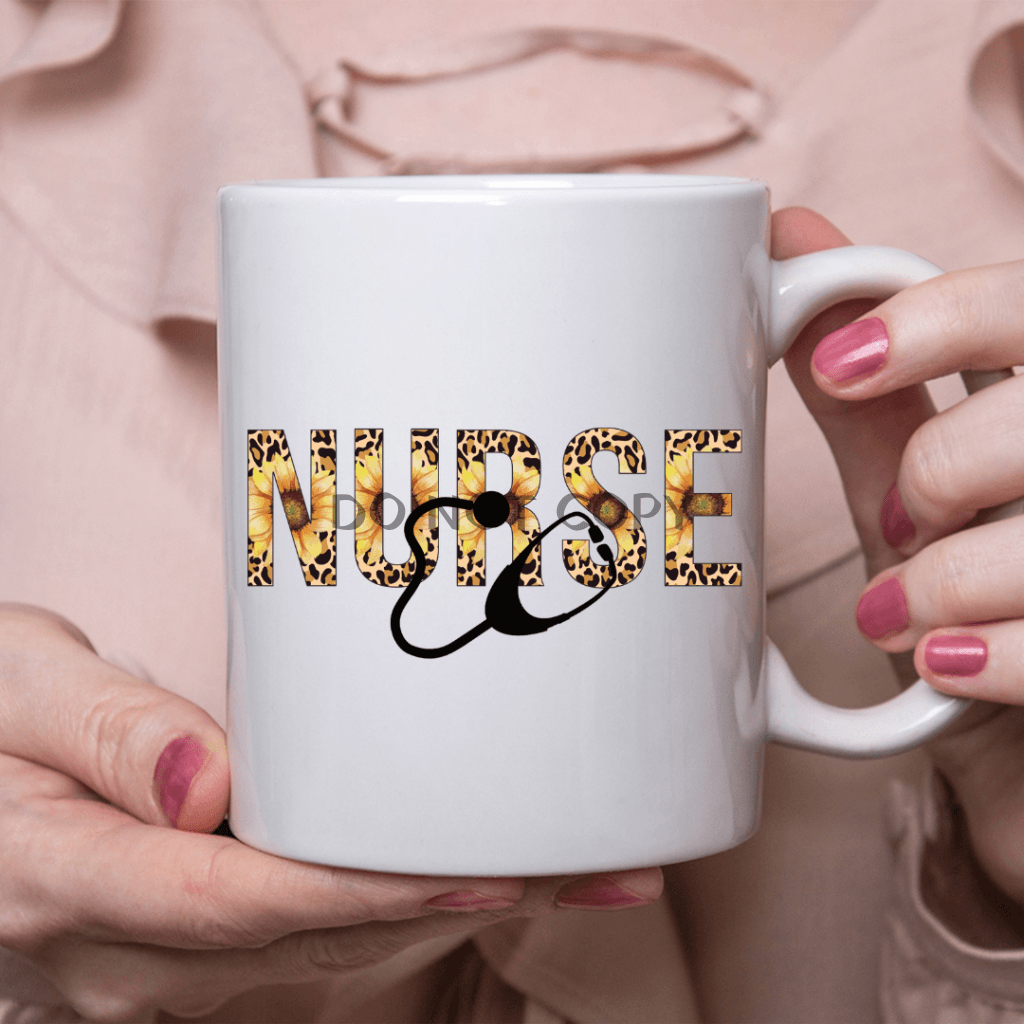 Nurse Sunflower Ceramic Mug 11Oz Mug
