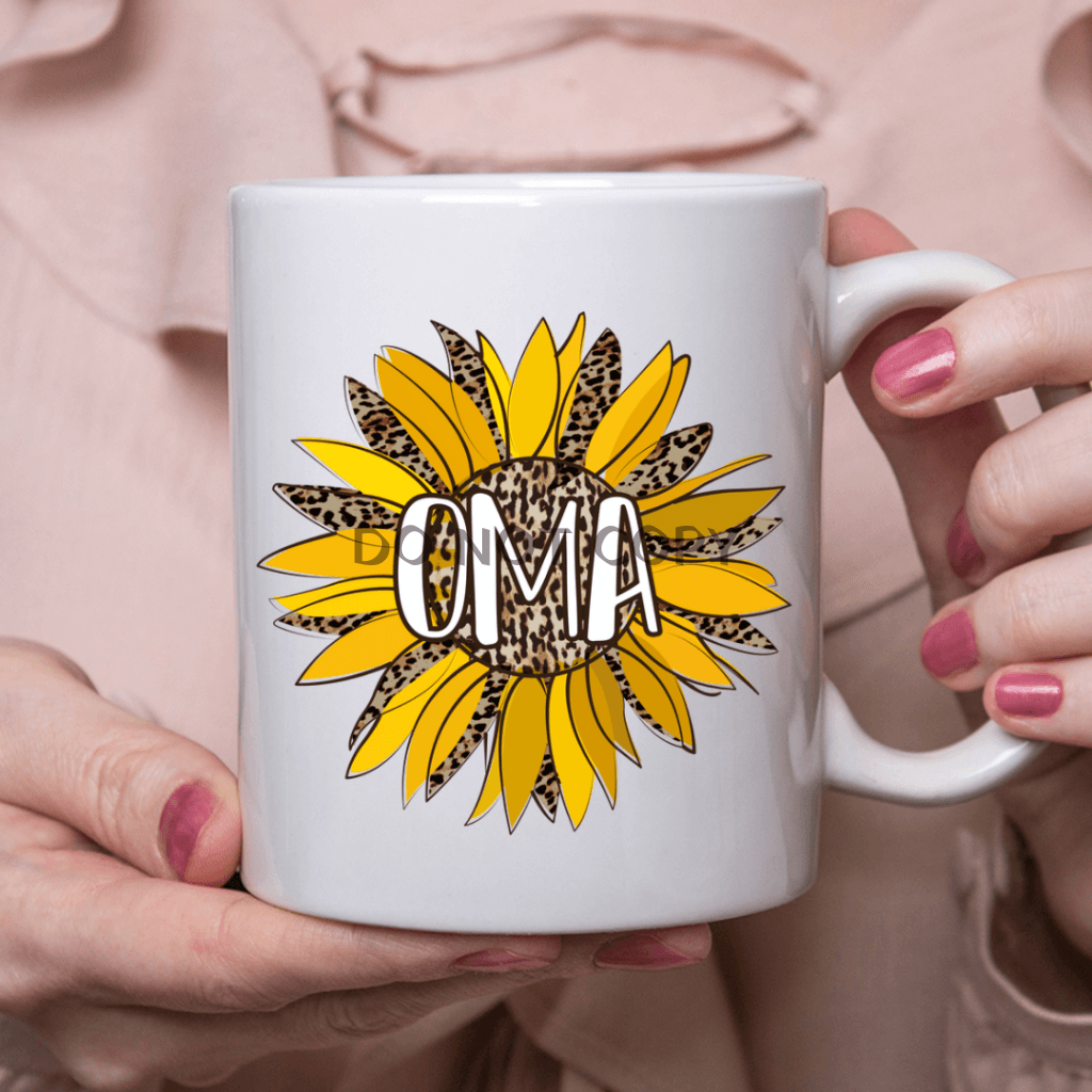 Oma Sunflower Mug