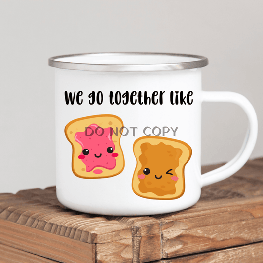 Peanut Butter & Jelly Enamel Mug Mug