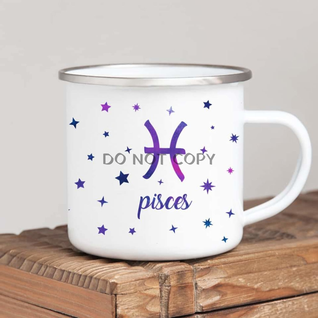 Pisces Enamel Mug Mug