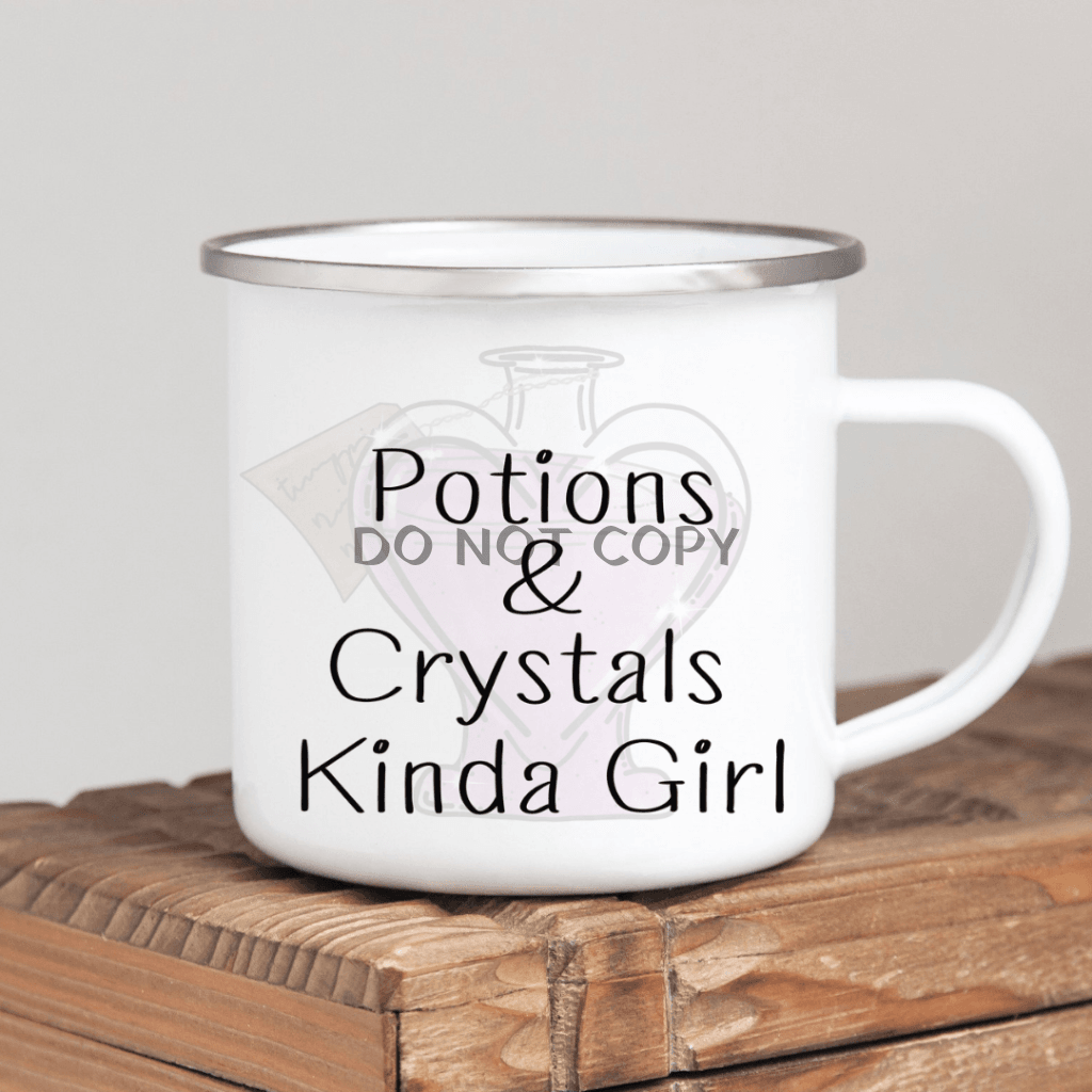 Potions & Crystals Enamel Mug Mug
