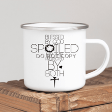 Load image into Gallery viewer, Protected By Both (Spoiled By Me) Enamel Mug Mug
