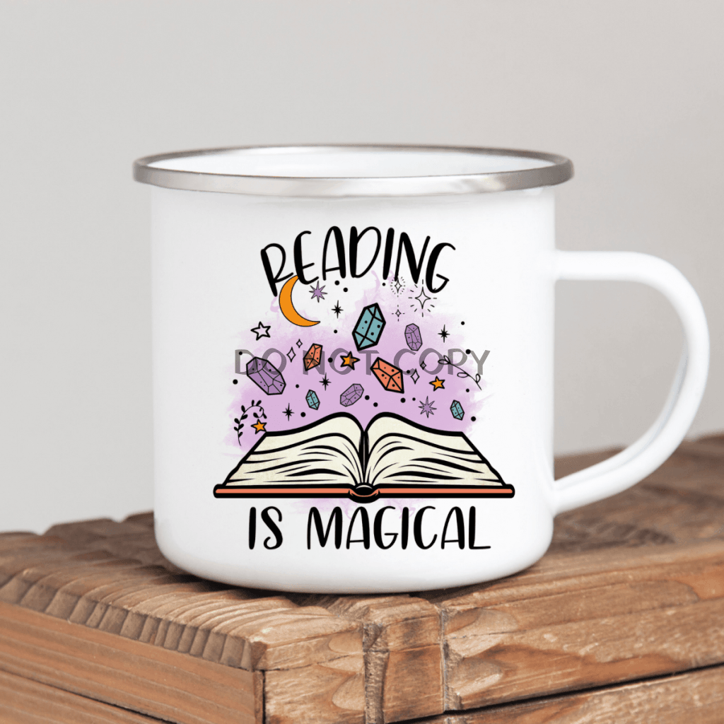 Reading Is Magical Enamel Mug Mug