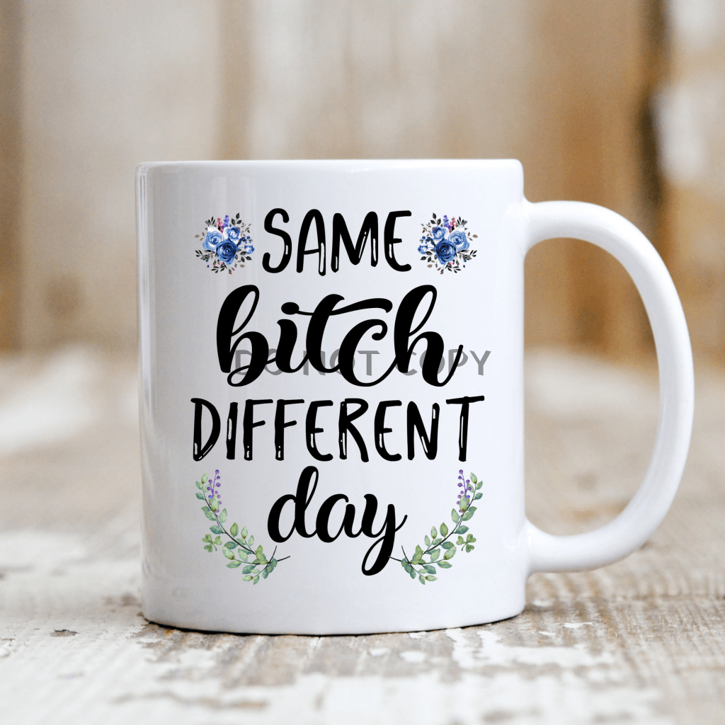 Same B*tch Different Day Mug