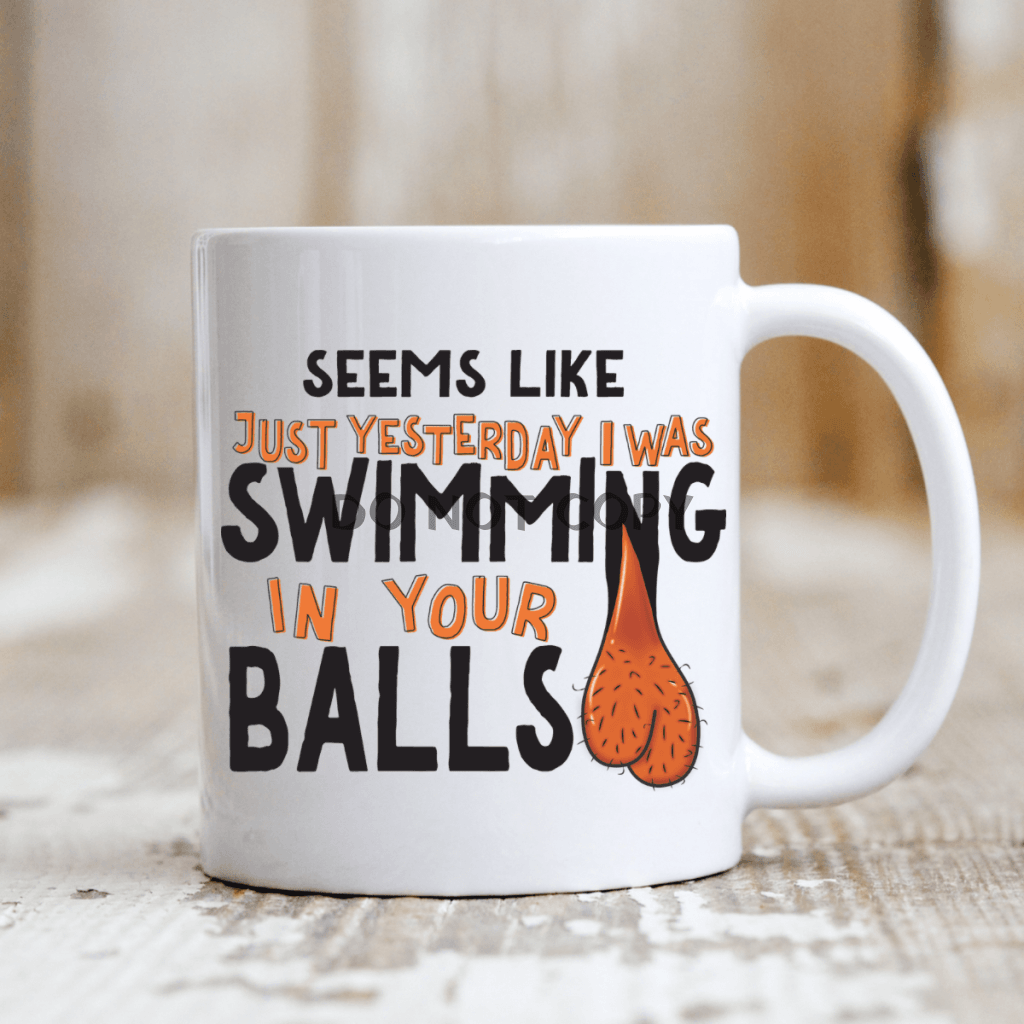 Seems Like Just Yesterday I Was Swimming Ceramic Mug 11Oz / Dark Mug