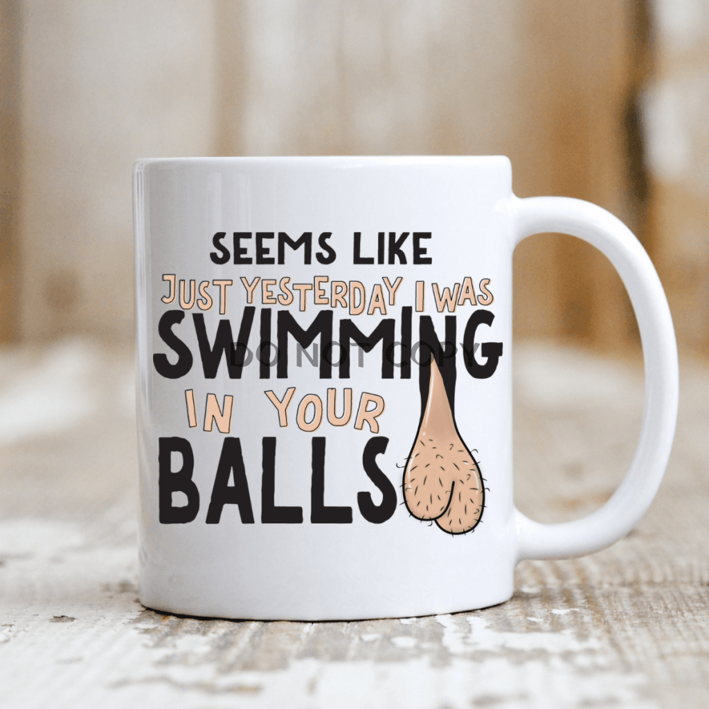 Seems Like Just Yesterday I Was Swimming Ceramic Mug 11Oz / Light Mug