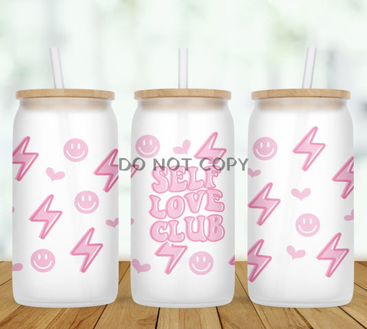 Self Love Club Glass Can
