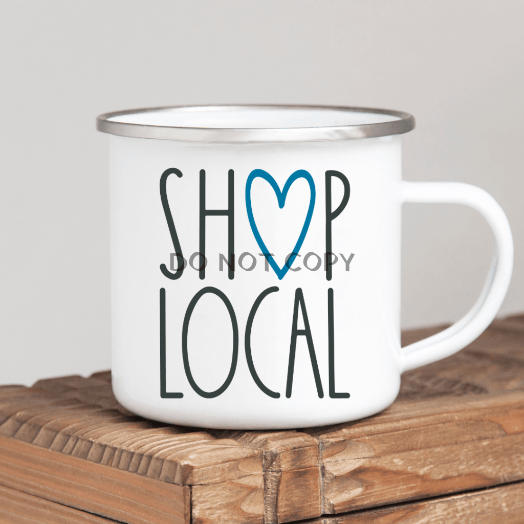 Shop Local Enamel Mug Mug