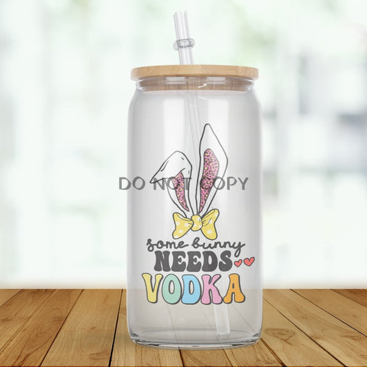 Some Bunny Glass Can