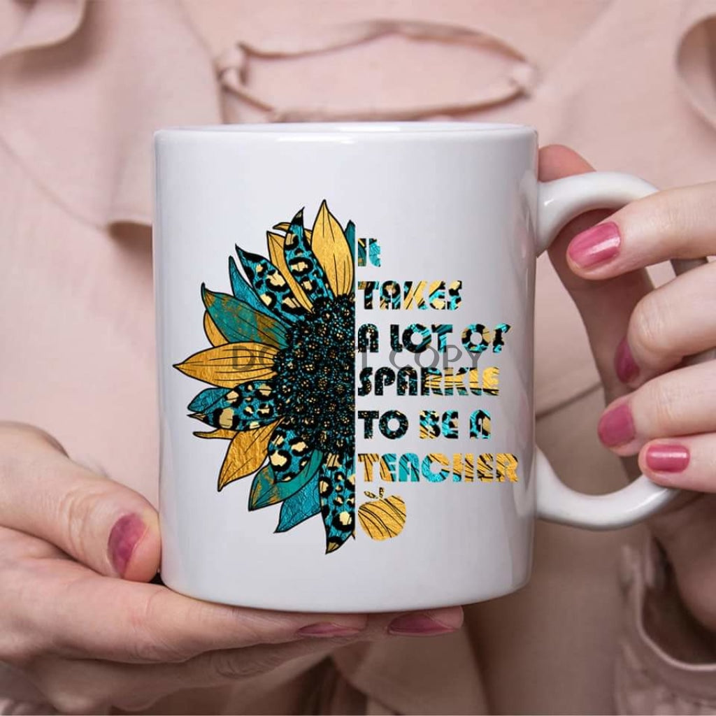 Sunflower Teacher 2 Ceramic Mug 11Oz Mug