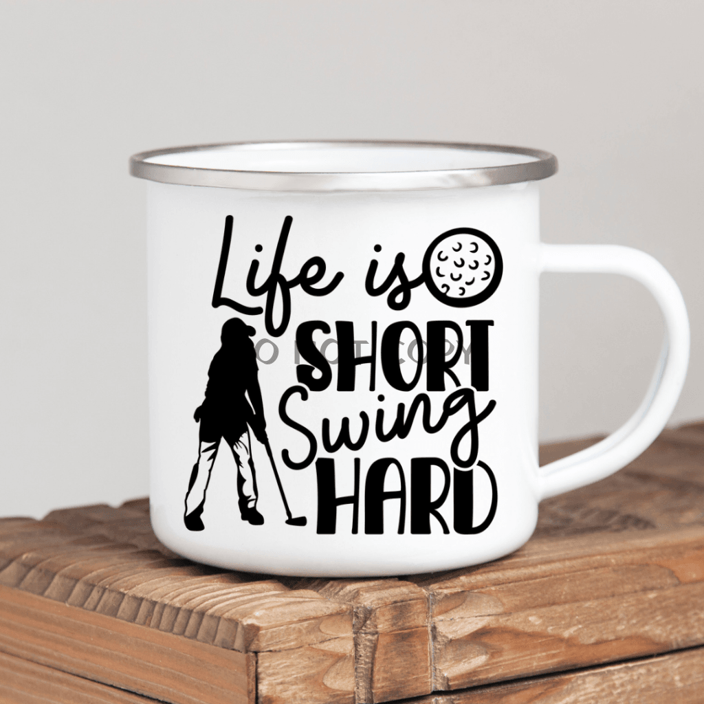 Swing Hard Enamel Mug Mug