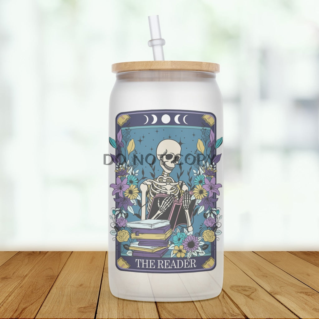 The Reader Tarot Glass Can