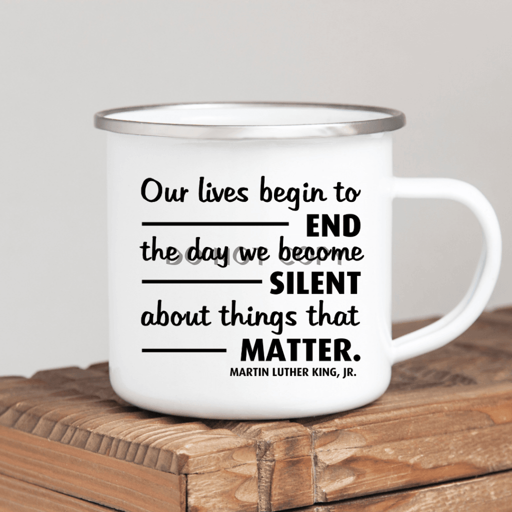 Things That Matter Enamel Mug Mug