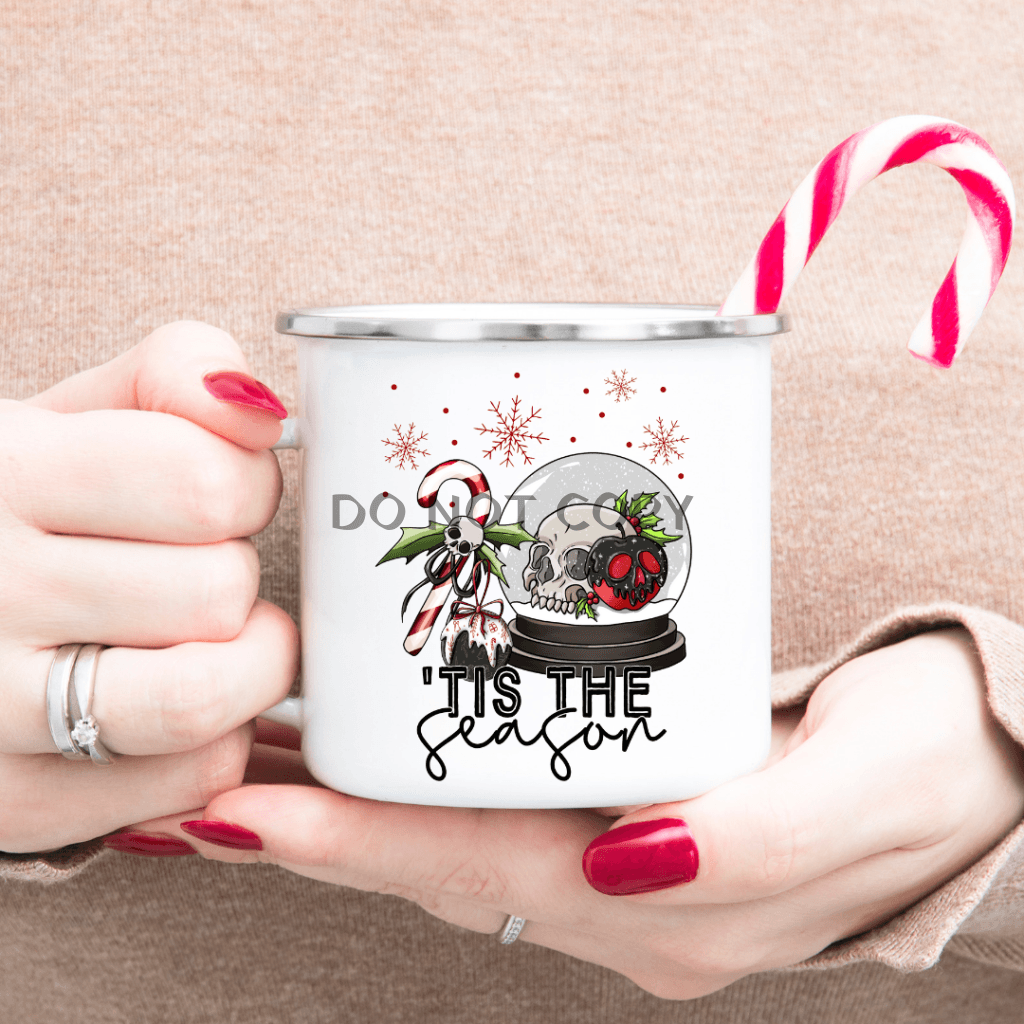 Tis The Spooky Christmas Enamel Mug Mug