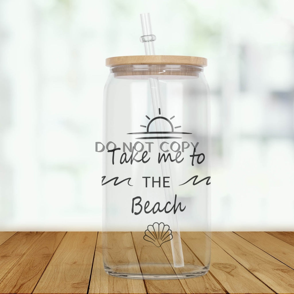 To The Beach Glass Can