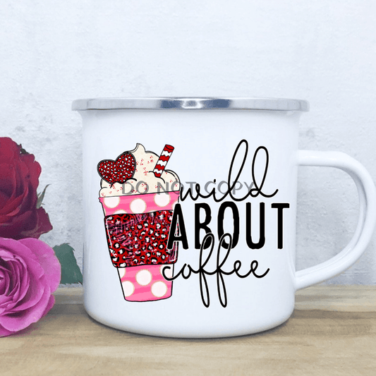 Wild About Coffee Enamel Mug Mug