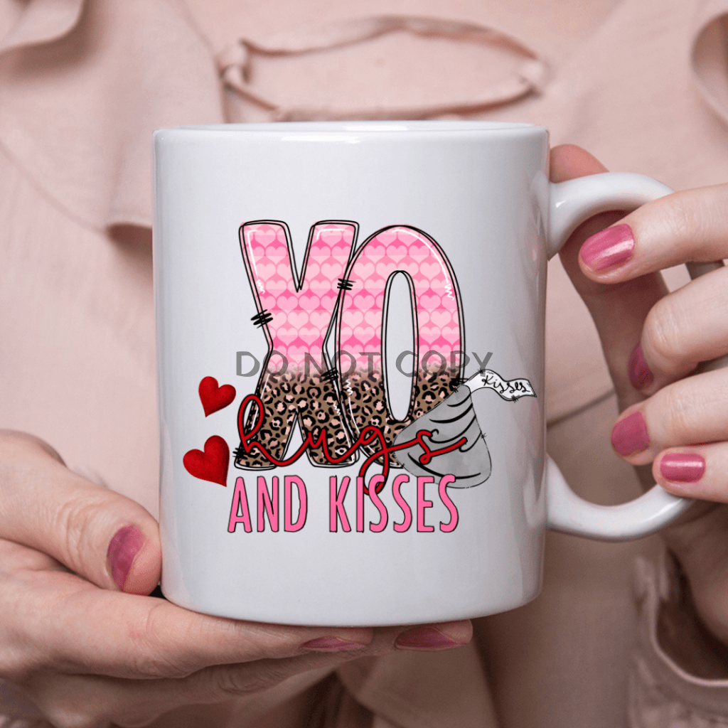 Xo Hugs & Kisses Ceramic Mug 11Oz Mug