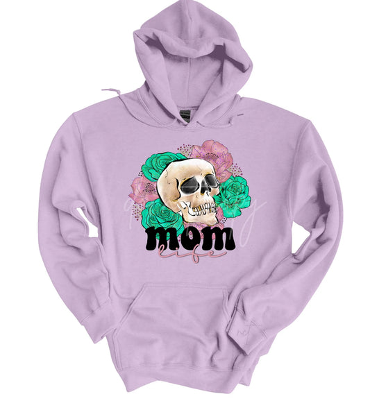 Mom Life Floral Skull-Dropship